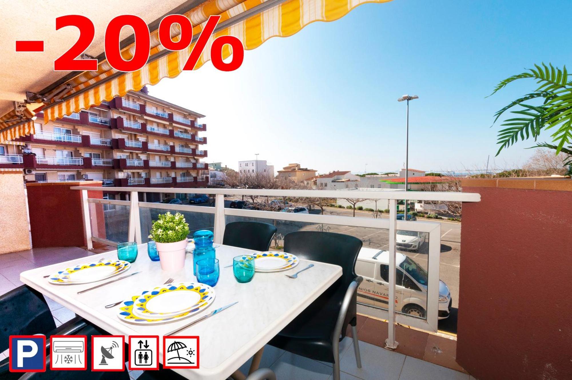 Appartamento 1075 Roc Mar Roses - Apivend Immo Esterno foto